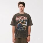 Acid-Wash Graphic Oversized T-Shirt - Image 4